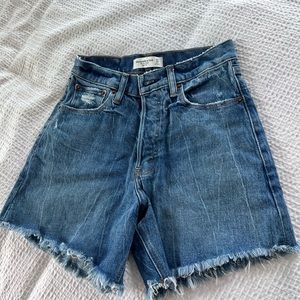 Abercrombie Hi-Rise Dad Shorts